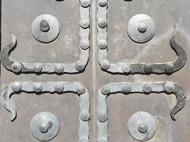 istock Old metal door 2210203568