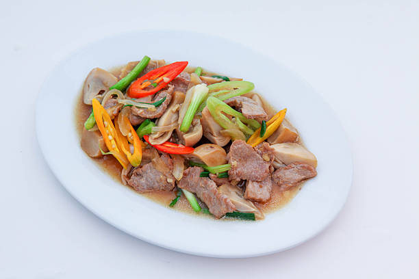 istock Stir Fried Pork with Oyster Sauce 2210207621