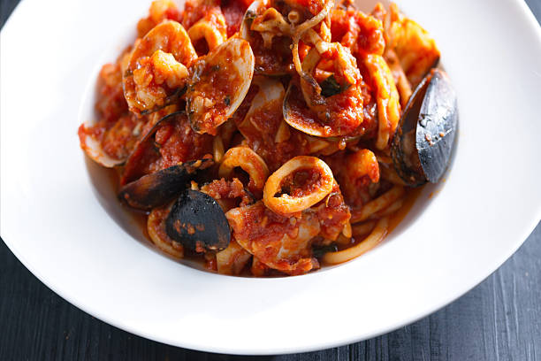istock italian spaghetti marinara in tomato sauce 2210211559