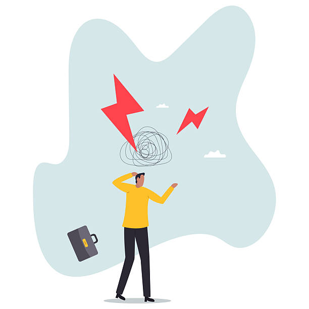 Too Many Problems Work 200+ Too Many People Working In An Office Stock Illustrations, Royalty ...