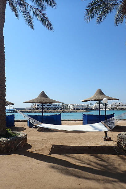 Egypt beach in the Hurghada in the morning