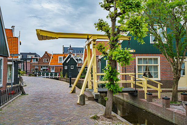 In the town of Volendam