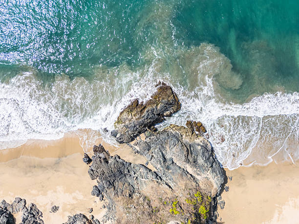 istock Aerial view of remote beach 2210226336