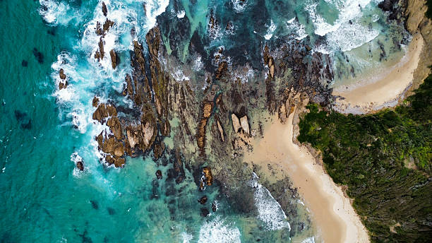 istock A rocky beach, seen from above 2210234267