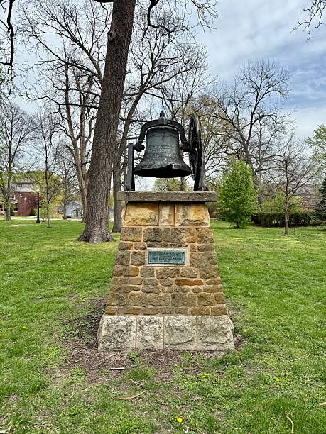 Baldwin City, Kansas - April 13, 2025: Beautiful Historic Baker University Campus in Douglas County KS