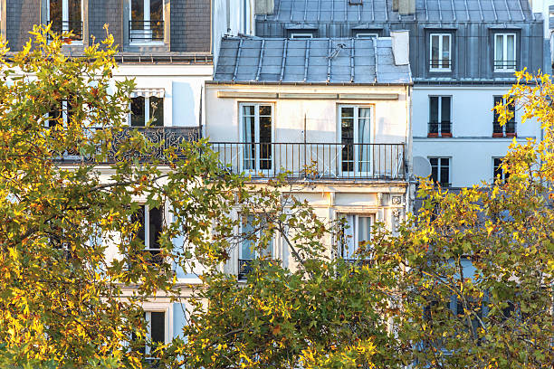 istock Facade of old residential buildings 2210249468