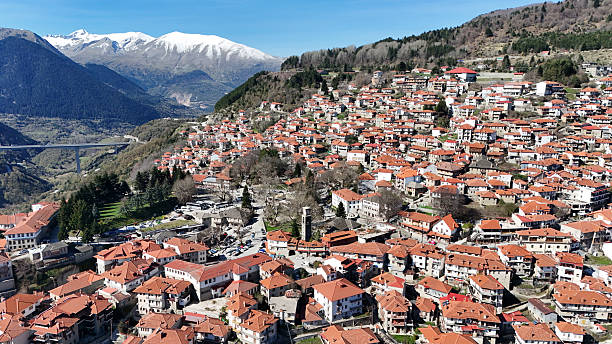 istock View of Metsovo town, Epirus, Greece 2210249578