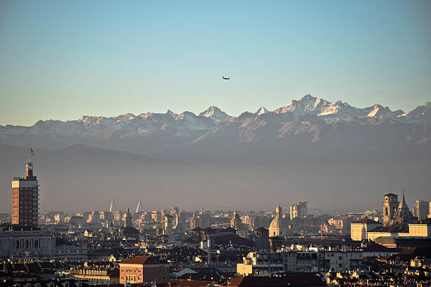 istock Aerial view of Turing in winter 2210252687