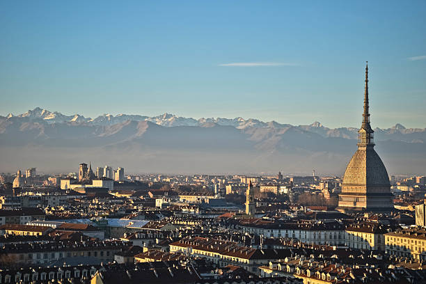 istock Aerial view of Turing in winter 2210252689
