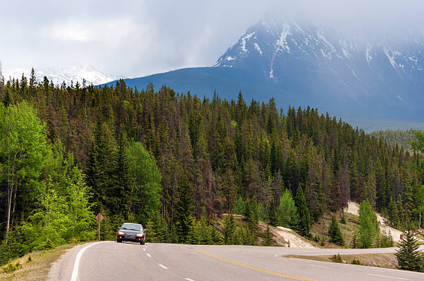 istock Trans-Canada highway in Rocky mountains 2210252752