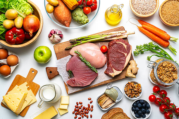 istock Group of healthy raw ingredients for a well balanced diet 2210256914