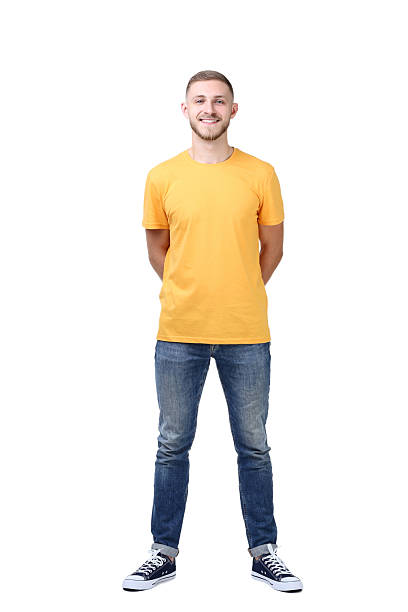 istock Portrait of young man on white background 2210256943