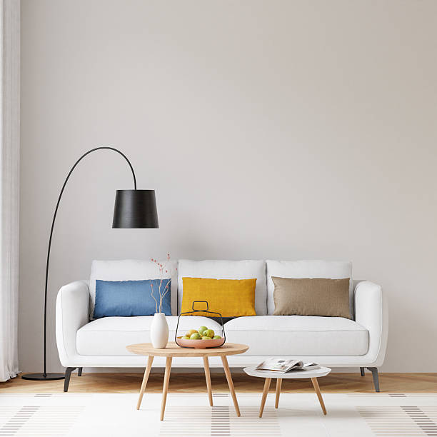 istock Interior Living Room Wall Mockup 2210257252