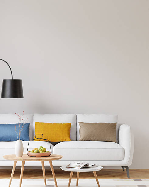 istock Interior Living Room Wall Mockup 2210257337