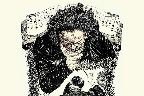 130+ Beethoven Illustrations - iStock