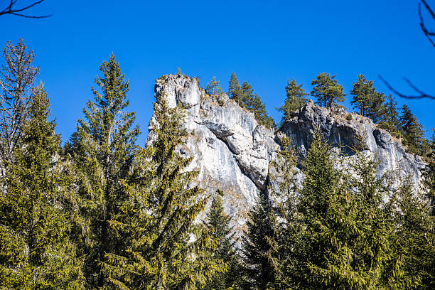 istock Stone mountain peaks against the blue sky 2210266681