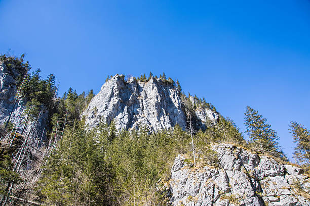 istock Stone mountain peaks against the blue sky 2210266685