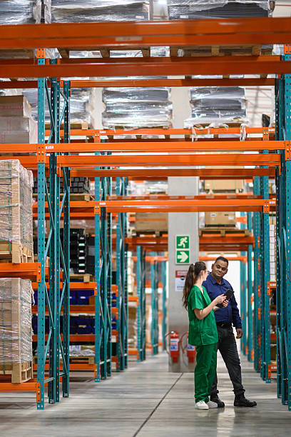 istock Medical staff and manager collaborating in a highly organized warehouse 2210267187