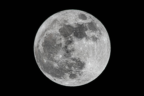 istock High-Resolution Full Moon Close-Up with Visible Lunar Surface Details 2210267906