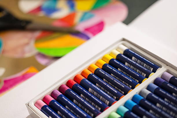 istock Organized Box of Oil Pastels 2210268788