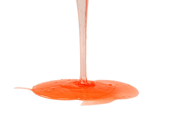 istock Red slime toy isolated on a white background. 2210269824