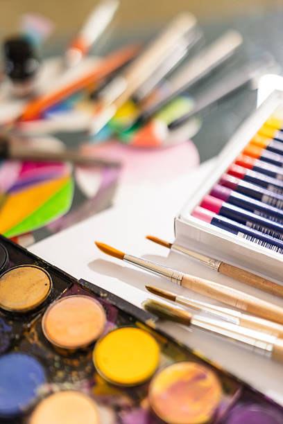 istock Creative Art Materials in Action – Close-Up 2210270341