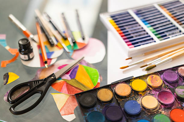 istock Creative Art Materials in Action – Close-Up 2210270753