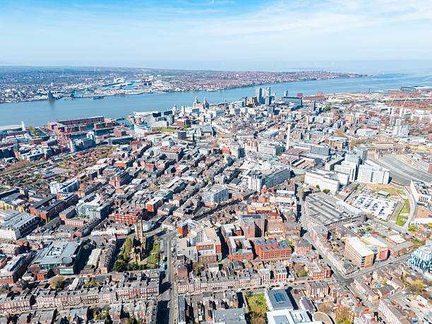 istock Liverpool cityscape from above 2210287193