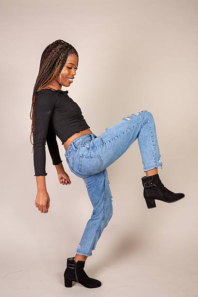 istock Young Black Woman posing in studio 2210288796