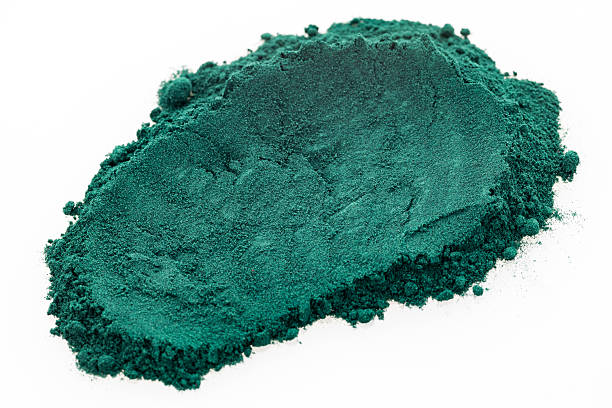istock Spirulina powder healthy dietary supplement - Algae powder. 2210304213