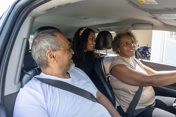 istock Family in car getting ready to leave home 2210307612