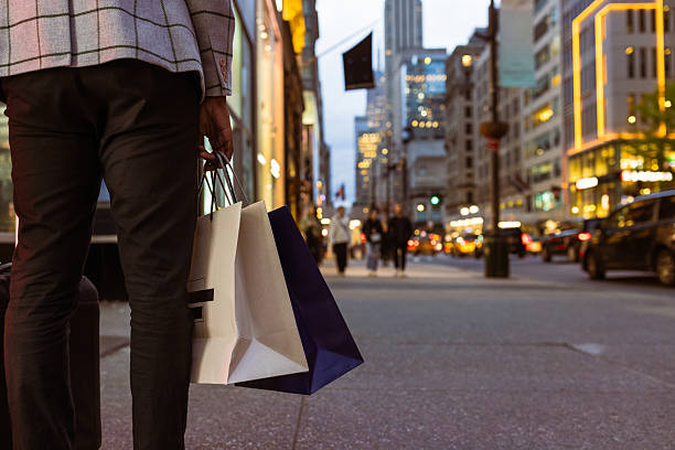istock Evening Shopping Spree in the City 2210311488