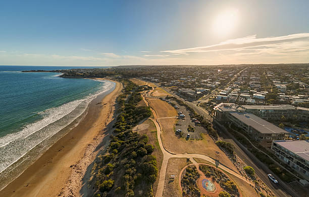 istock Great Ocean Road - Torquay - Beachfront aerial shots 2210317138