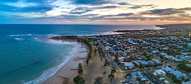 istock Great Ocean Road - Torquay - Beachfront aerial shots 2210317168