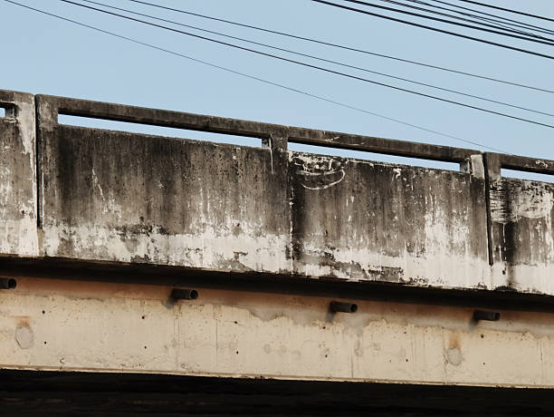 istock cement wall of road bridge 2210317409