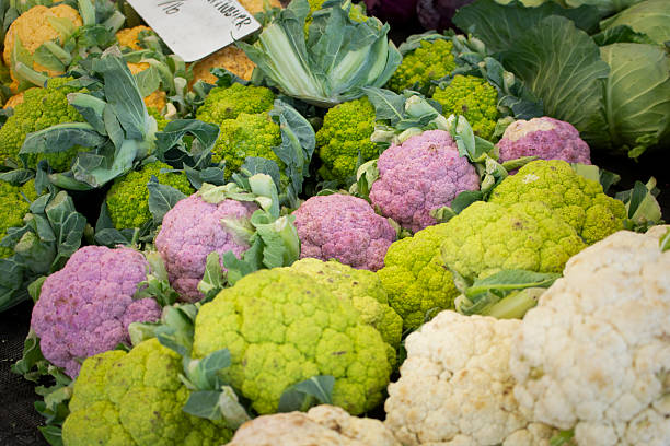 variety of cauliflowers