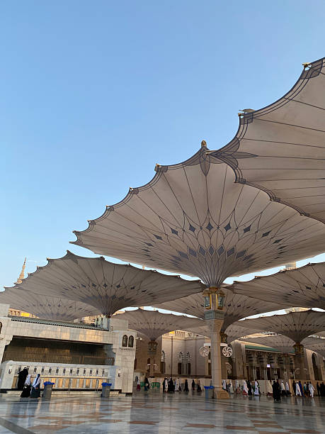 istock Shaded Courtyard at Masjid Nabawi 2210327721