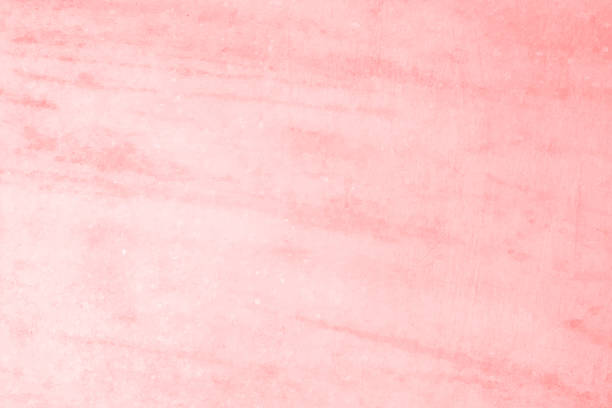 istock Soft pastel light faded blush rose baby pink peach gradient coloured, blank, empty full frame romantic and painted rough stone rock texture wall horizontal rustic vector background with subtle fading color 2210335147