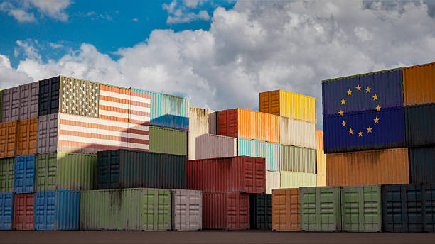 istock USA - EU trade wars 2210338503