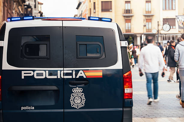 istock Spanish police car 2210342217
