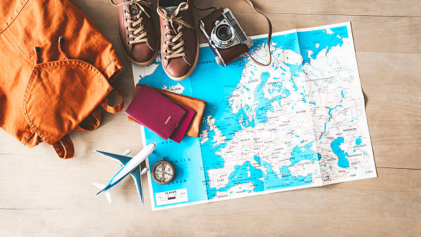 istock Travel concept on wooden background 2210346340