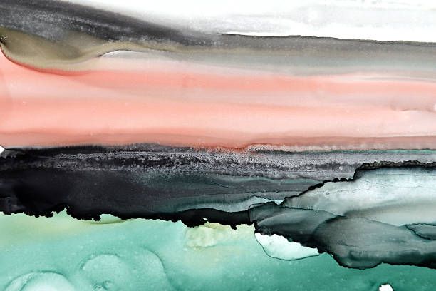 abstract background of ink stains multicolored - mieszać obrazy zdjęcia i obrazy z banku zdjęć