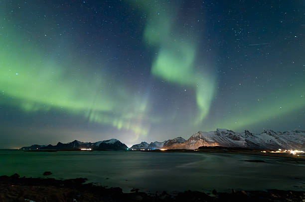 istock Northern Lights in Lofoten 2210350302