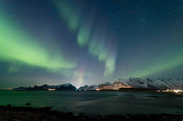 istock Northern Lights in Lofoten 2210350304
