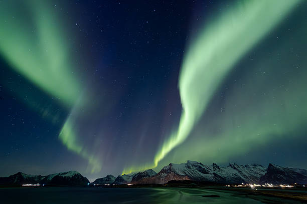 istock Northern Lights in Lofoten 2210350329