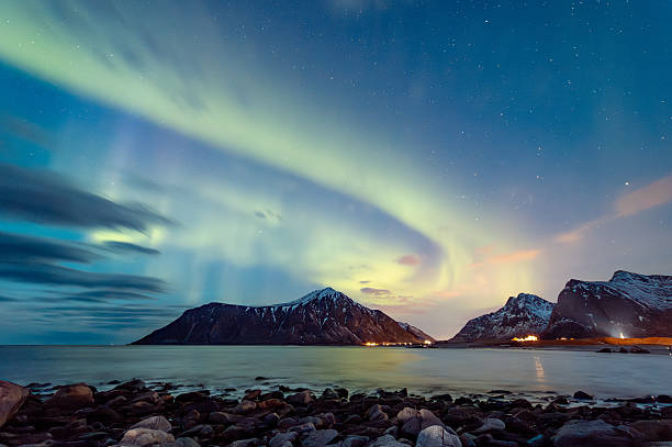 istock Northern Lights in Lofoten 2210350341
