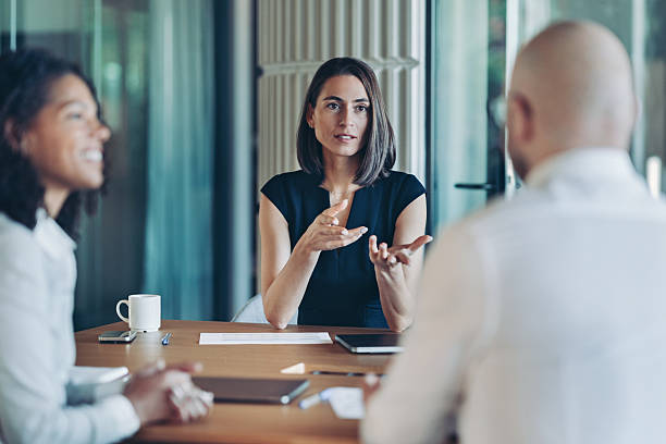 istock Entrepreneurs discussing business project 2210352754