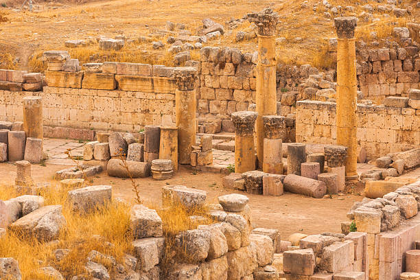 istock Ancient roman ruins of Jerash Gerasa, Jordan 2210353359