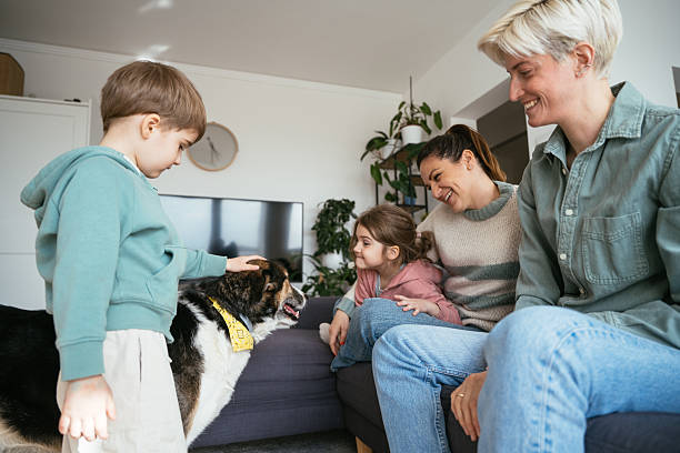 istock Lesbian couple with kids 2210359304