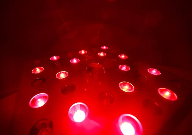 istock Illuminated Red Infrared Square Panel Therapy Light for Healing and Circadian Rythm 2210361111